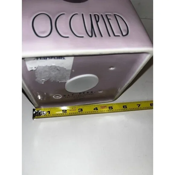 Rae Dunn Occupied Ceramic Birdhouse Lavender Farm Country Rustic - Picture 8 of 8